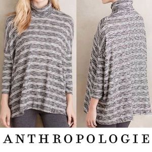 POSTMARK Gray Stripe Turtleneck Swing Longsleeve